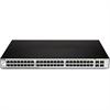 D-Link Web Smart DGS-1210-48 - Switch - managed - 48 x 10/100/1000 + 4 x shared SFP - desktop DGS-1210-48